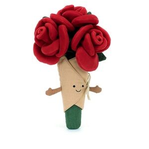 Jellycat Red Rose Bouquet Plush